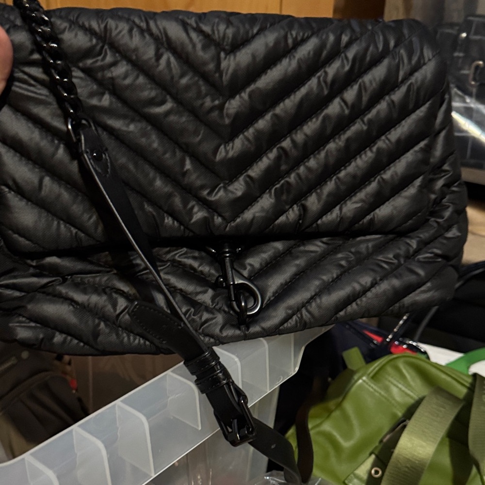 Rebecca Minkoff Black Quilted Shoulder Bag